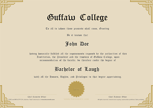 certificate degree