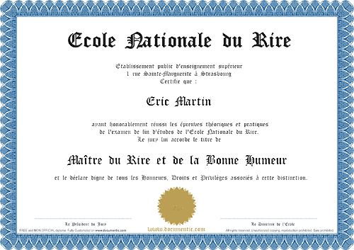 diplome a imprimer gratuitement