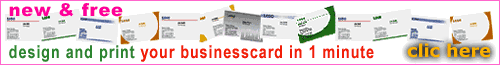 Business card example